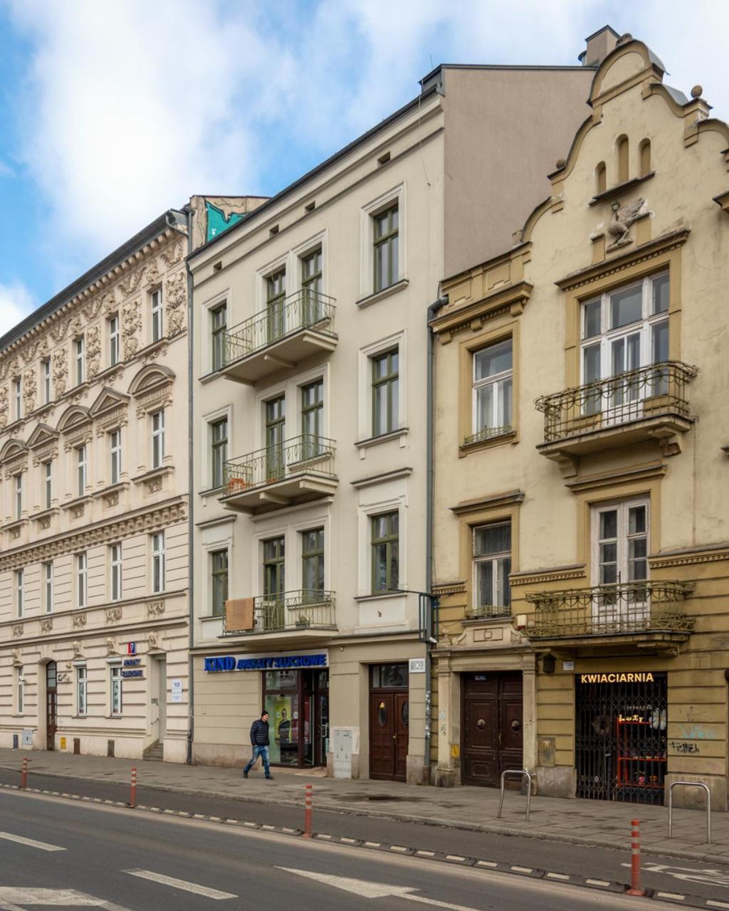 Modern Apartment Arizona Studio Old Town Dietla Balcony Kraków Exteriör bild