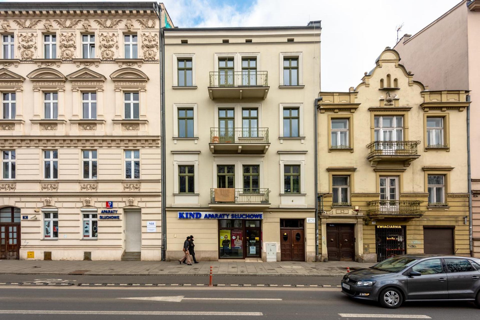 Modern Apartment Arizona Studio Old Town Dietla Balcony Kraków Exteriör bild