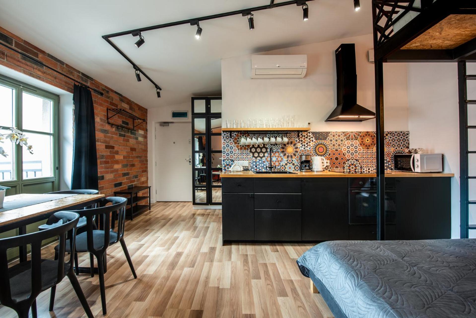 Modern Apartment Arizona Studio Old Town Dietla Balcony Kraków Exteriör bild