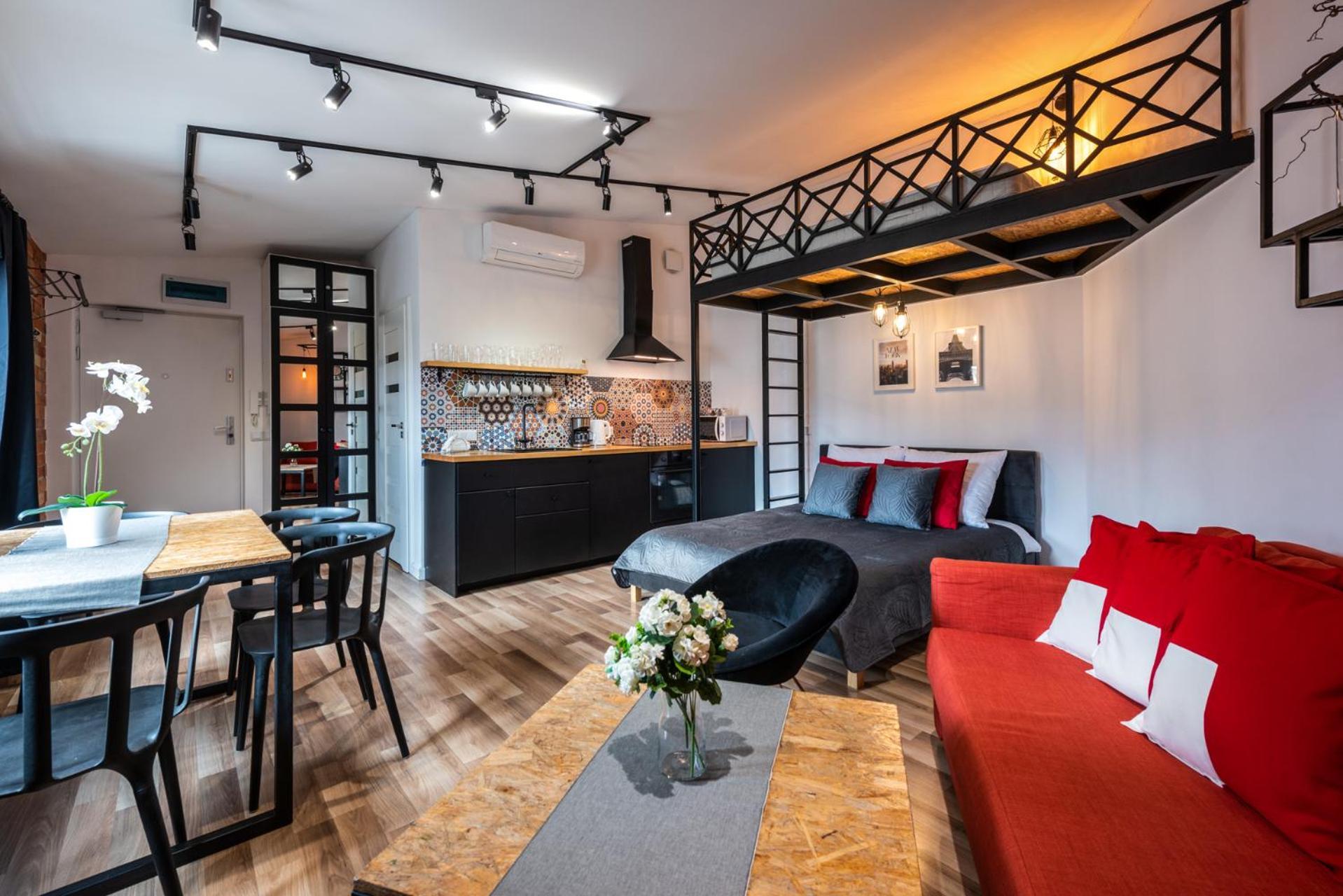 Modern Apartment Arizona Studio Old Town Dietla Balcony Kraków Exteriör bild