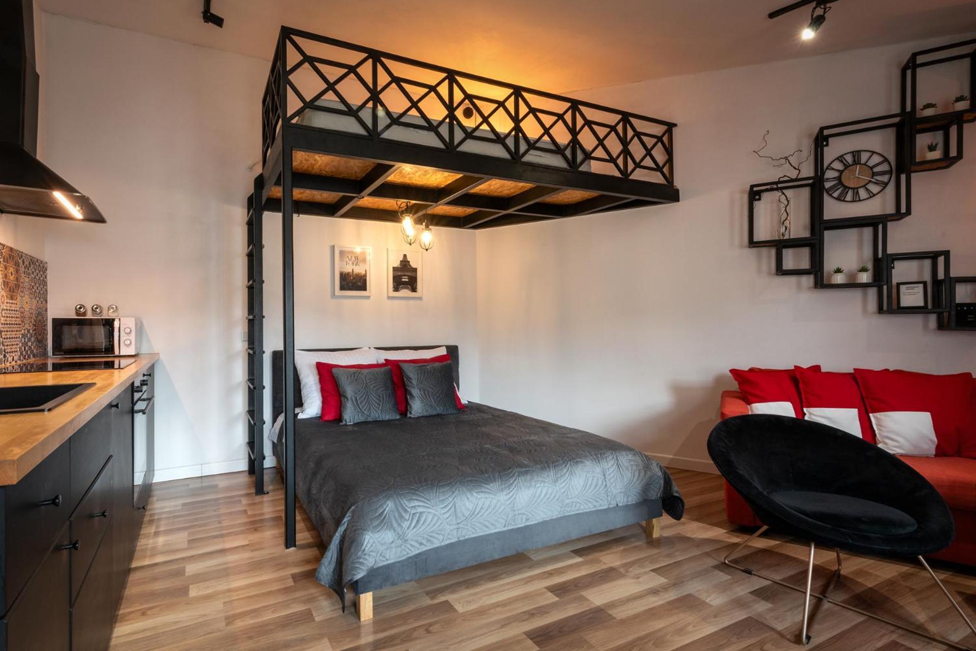 Modern Apartment Arizona Studio Old Town Dietla Balcony Kraków Exteriör bild
